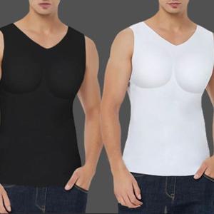 남자 남성 가슴 근육 몸매 패드 머슬 나시 나시티