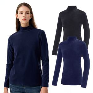 [콜핑] 여성 겨울 기능성 목폴라 보온 여자 목티 플리스 티셔츠 KSC046FT9W