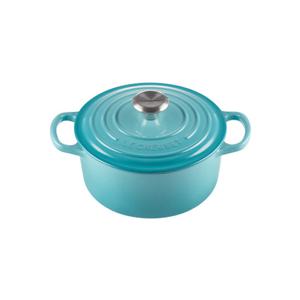 [르크루제]시그니처 원형냄비 18cm 캐리비안 블루