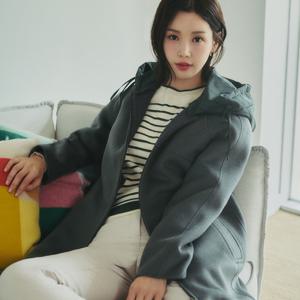 [올리비아하슬러] 캐시미어 후드 패딩 코트_OHDWCT101 OHDWCT101