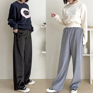 [시드마켓]밀키밴딩융기모통팬츠 412T515S 빅사이즈 여성의류