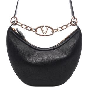 [발렌티노] 24FW 여성 V 로고 문 스몰 토트숄더백 (5W2B0Q42 JDK 0NO 24F)