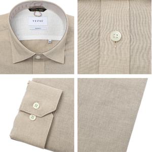 [YEZAC] 구김없이 멋스러운 솔리드 슬림핏 셔츠 (YJESUA583 BE)