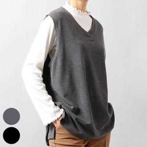 [시드마켓]겹브이 골지 심플 베스트 4013300S 빅사이즈 여성 503