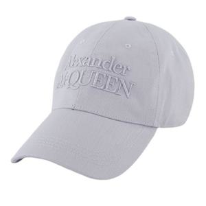 알렉산더맥퀸 로고 코튼 볼캡 688658 1700 ZINC