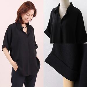 [아이우먼]위쉬몰 WW 릴리카라가오리블라우스(5181H504) 빅사이즈