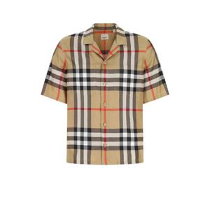 BURBERRY 자수 실크 셔츠 8050279 A7028