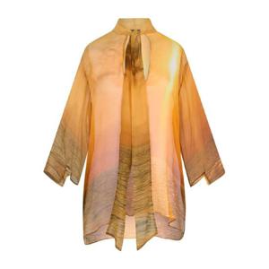 25 FW 로베르토 카발리 프린트 실크 블라우스 UWT712CKN97 TP437295184