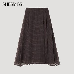 [쉬즈미스] 레이스 플레어 롱스커트_SWWSKP32080_WI