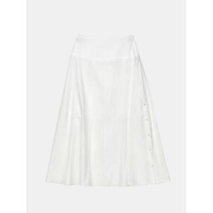 [엘케이트] 여성 롱스커트 바스락 여름 A라인 치마 옆트임 하객룩 스커트 LRAP010