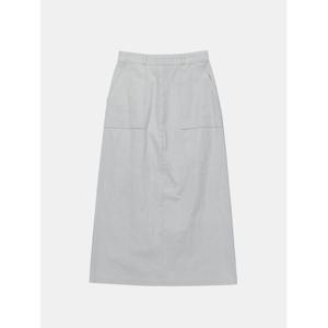 [엘케이트] 여성 롱스커트 H라인 베이직 여름치마 포켓 뒷트임 스커트 LRAP007