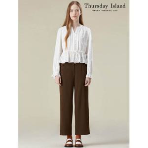 [써스데이아일랜드]뒷 밴딩 일자 팬츠(T236MPT135W)