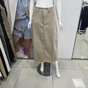 Ab.f.z DP01 H라인뒷트임미디롱스커트 AFZ5HS37