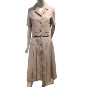 [숲]세미 크롭 반팔 자켓형 블라우스(SB5TJ81)