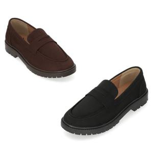 [25FW신상] 엘칸토 마쯔 여성 캐주얼 스웨이드 페니로퍼 3cm LCWC72M54V