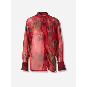 빅토리아베컴   블라우스 FW25 1325WSH006594B100  Silk 6247210 Red