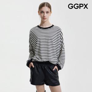 GGPX  루즈핏 스트라이프 티셔츠 (GP9TS035F)