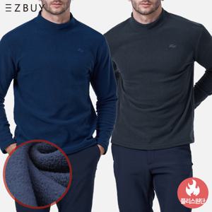 맨즈히트 남성 폴라플리스 반폴라 티셔츠(M6WT11)