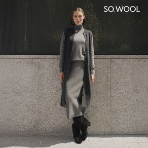 쏘울 25FW 캐시 니트 롱 베스트