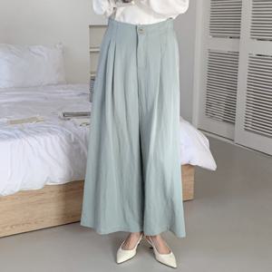 샵앤) 여성 투턱 정장 오피스룩 뒷밴딩 바스락 슬랙스 팬츠 SIU-WPT-4105-소라