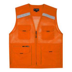 반사 망사 조끼(LD483) 형광오렌지