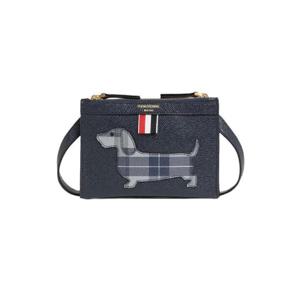 톰브라운 페블 그레인 헥터 더블 도큐먼트 홀더 크로스바디 네이비 FAP390A-00198-415