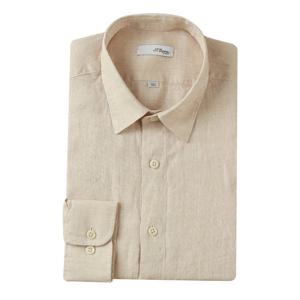 [에스티듀퐁(셔츠)]빈티지 린넨 원단 캐주얼 남방 SE5SM21LS331SBE