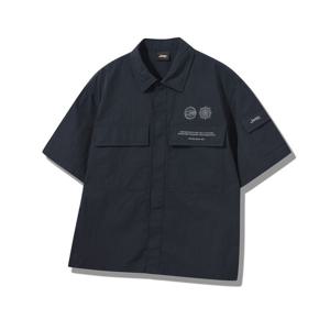 [지프]공용 우븐 아웃포켓 셋업 반팔셔츠(JQ2SHU053)