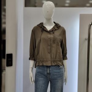 [꼼빠니아]25SS 러블리 후드 자켓형 블라우스 CAFU6 WRC320 310_