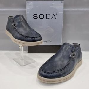 [소다][소다]남성 캐쥬얼 슬립온 로퍼 FMM363 네이비_US