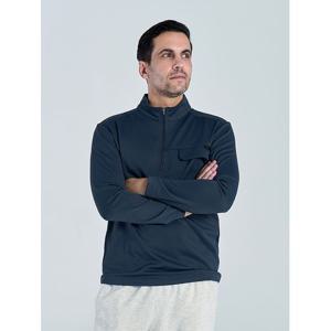 [마운틴벨리] 솔리드 하프넥 반집업 스포츠 긴팔 티셔츠 MVT5367