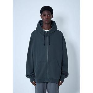 25 FW 메종마르지엘라 남성 로고 모티프 집업 맨투맨 mla0159004blk