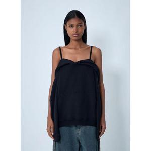 25 FW 메종마르지엘라 여성 후드티셔츠 탱크탑  mmm0261005blk