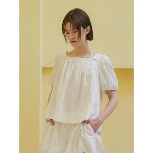 [올리브데올리브]벌룬 스트랩 블라우스(OW4MB515)