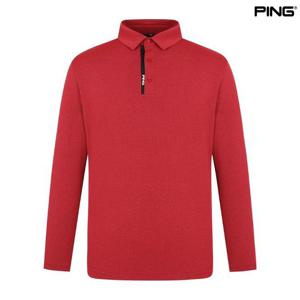 [핑골프]남성 베이직 카라 긴팔 티셔츠 (111D3TO902_RE)