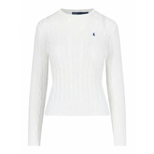 [POLO RALPH LAUREN] 라프리마 여성 크루 넥 로고 스웨터 211891640001 화이트 /8