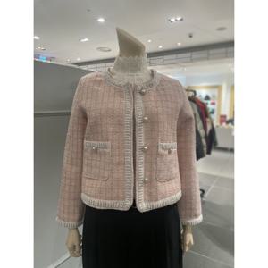 르니앤맥코이 노카라 진주장식 트위드 자켓 (MM04JK407HJY)