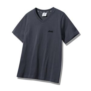 [지프]남여공용) 브이넥 기본 반팔 티셔츠 JQ2TSU401