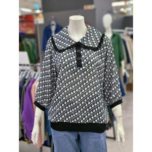 화이트호스 세이브존05 프릴 카라 여름 블라우스 A41216