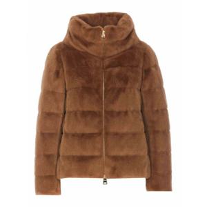 [HERNO] 라프리마 여성 패디드 자켓 퍼 이펙트 케이프 PI001935D126302157 Brown /8