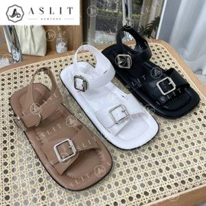 [애슬릿] 발 편한 여성 투 버클 스트랩 여름 샌들 3cm