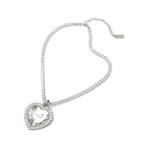 베트멍 크리스털 장식 하트 펜던트 네크리스 UA66NE120W