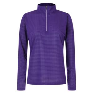 샵앤) 국산 여성 하프 반집업 통기성 좋은 긴팔 등산 티셔츠 IU-WSH-20576-퍼플