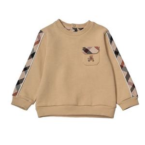 [닥스베이비]25FW 닥스베이비 하우스체크 블럭 맨투맨 (라이트베이지) EVF25TM02M_LB