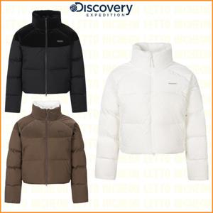 디스커버리 25FW 겨울 신상 여성 올리브 슈퍼크롭 글로우 다운 숏패딩 DWDJ95056-ICDJ