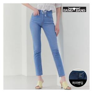 [뱅뱅][뱅뱅] 여성 썸머 쿨 스판 데님_스카이