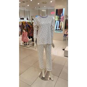 비비안 홈웨어 밍크기모 서클 수면 상하세트 LP3055 LP3056