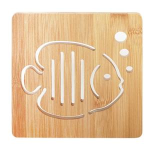 대나무 피쉬 냄비받침