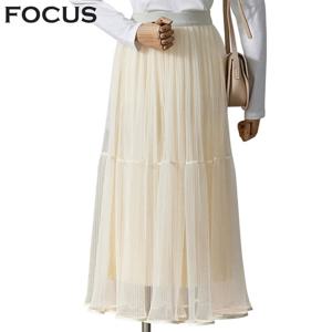 [포커스]쉬폰주름밴딩치마(FS4A7SK0045)