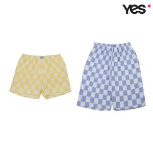 [예스]테리 체커보드 커플 이지웨어 하의 YSWEA451YSMEA451